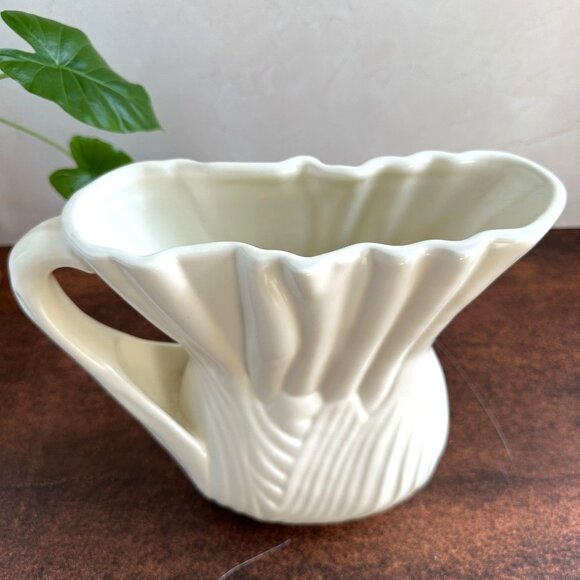 Crate & Barrel Ivory Ceramic Stoneware Pitcher By B. Eigen 8x9 NWT - Picture 3 of 8